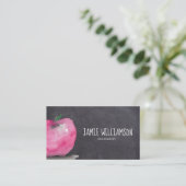 Waterverf APPLE-leraar kunstonderwijs Visitekaartje (Staand voorkant)