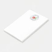 Waterverf Apple-leraar Post-it® Notes (Schuin)