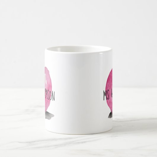 Waterverf APPLE, modern, leraar Koffiemok (Center)