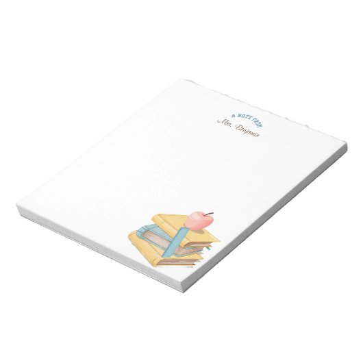 Waterverf Apple Note van het Notitieblok van de le (Linkerzijde)