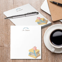 Waterverf Apple Note van het Notitieblok van de le