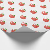 Waterverf Apple Patroon Cadeaupapier (Hoek)
