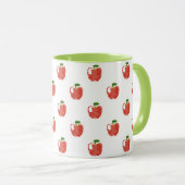 Waterverf Apple Patroon Mok (Voorkant rechts)