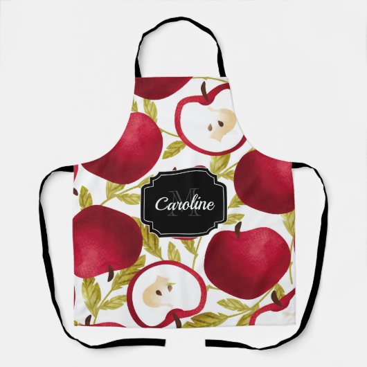 Waterverf Apple Patroon Schort (Voorkant)