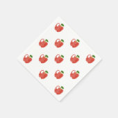 Waterverf Apple Patroon Servet (Hoek)