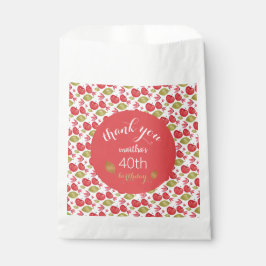 Waterverf Apple Pattern Handbeschilderd Bedankzakje