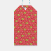 Waterverf Apple Pattern Handbeschilderd Cadeaulabel (Achterkant)