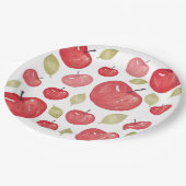 Waterverf Apple Pattern Handbeschilderd Papieren Bordje (Gekanteld)