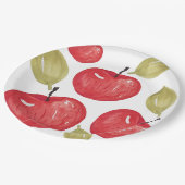 Waterverf Apple Pattern Handbeschilderd Papieren Bordje (Gekanteld)