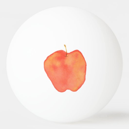 Waterverf Apple Pingpongbal (Voorkant)
