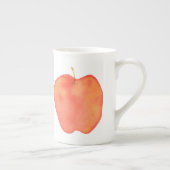 Waterverf Apple Porselein Kop (Rechts)