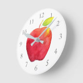 Waterverf Apple Ronde Klok (Hoek)