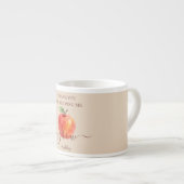 Waterverf Apple Teacher - Bedankt Gift Espresso Kop (Voorkant rechts)