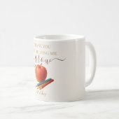 Waterverf Apple Teacher - Bedankt Gift Koffiemok (Voorkant rechts)