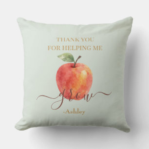 Waterverf Apple Teacher - Bedankt Gift Kussen
