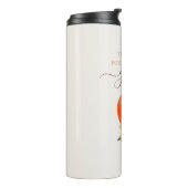 Waterverf Apple Teacher - Bedankt Gift Thermosbeker (Gedraaid links)