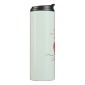 Waterverf Apple Teacher - Bedankt Gift Thermosbeker (Gedraaid links)