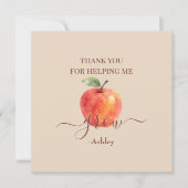 Waterverf Apple Teacher – Dank je wel kaarten (Voorkant)