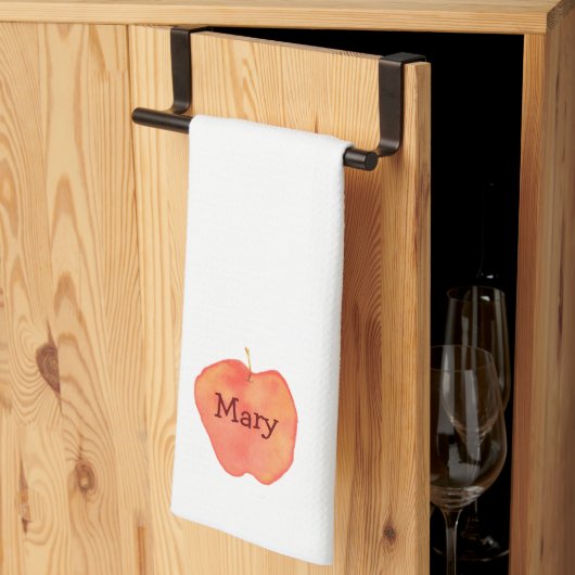 Waterverf Apple Towel Theedoek (Derde Gevouwen)