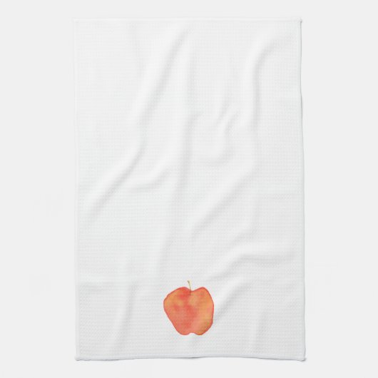 Waterverf Apple Towel Theedoek (Verticaal)