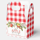 Waterverf Apple van Onze Eye Herfst Baby shower Bedankdoosjes (Geopend)