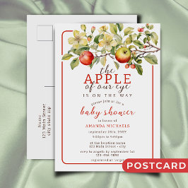 Waterverf Apple van Onze Eye Herfst Baby shower Briefkaart
