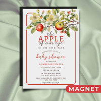 Waterverf Apple van Onze Eye Herfst Baby shower