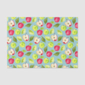 Waterverf Apples Fruit Pattern Tissuepapier (Voorkant)