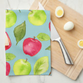 Waterverf Apples Patroon Theedoek (Quarter Fold)