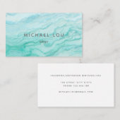 Waterverf Aqua Artistieke Unieke Visitekaartje (Voorkant / Achterkant)