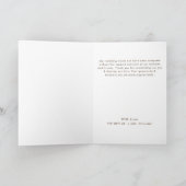 Waterverf Aqua Blue op het Zee bruiloft Bedankkaart (Binnen)