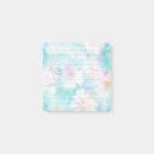 Waterverf Aqua Floral Post-it® Notes (Voorkant)