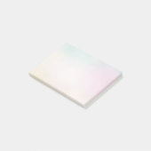 Waterverf Aqua Pink Yellow Tie Dye Ombre Post-it® Notes (Schuin)
