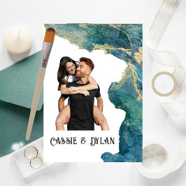 Waterverf Aqua Scrapbook Paper