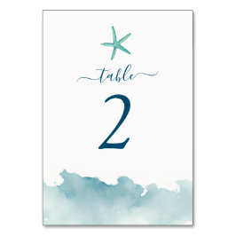 Waterverf Aqua Starfish & Water Kaart