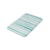 Waterverf Aqua Verticale Streeppatroon Kust  Badmat (Gekanteld)