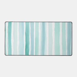 Waterverf Aqua Verticale Streeppatroon Kust Bureaumat