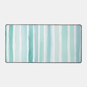 Waterverf Aqua Verticale Streeppatroon Kust Bureaumat