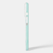 Waterverf Aqua Verticale Streeppatroon Kust Case-Mate iPhone Case (Achterkant / Links)