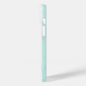 Waterverf Aqua Verticale Streeppatroon Kust  Case-Mate iPhone Case (Achterkant / Links)