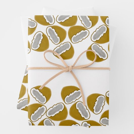 Waterverf Aquarelle Kokosnoot Handgemaakt Pattern Inpakpapier Vel (In situ)