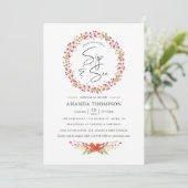 Waterverf Aquarelle Wild Flower Sip en Zie Kaart (Staand voorkant)