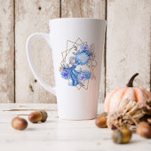 Waterverf Aquarius Astrology Zodiac | Monogram Latte Mok
