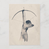 Waterverf Archeress Briefkaart (Voorkant)