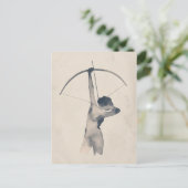 Waterverf Archeress Briefkaart (Staand voorkant)