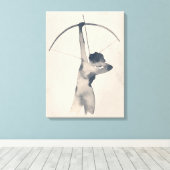 Waterverf Archeress Canvas Afdruk (Insitu (Houten vloer))