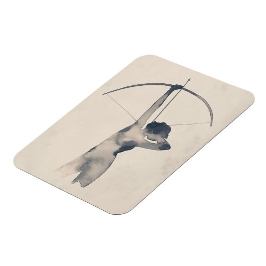 Waterverf Archeress Magneet (Linkerzijde)