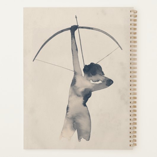 Waterverf Archeress Planner (Achterkant)