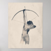 Waterverf Archeress Poster (Voorkant)