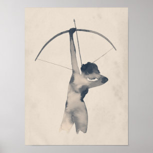 Waterverf Archeress Poster